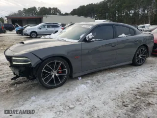 2017 Dodge Charger R/T Scat Pack with VIN 2C3CDXGJ8HH579419, listed as a Copart auction lot 41450675 with 65,596 mi miles and Salvage Title. Bid and sale history available at carsss.com. Image 1.