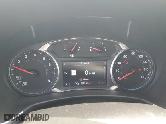 2019 Chevrolet Equinox Premier with VIN 2GNAXYEX1K6292389, listed as a Copart auction lot 54141325 with 118,457 mi miles and Salvage Title. Bid and sale history available at DreamBid. Image 9.