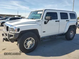 2007 Hummer H3 SUV with VIN 5GTDN13E378177422, listed as a Copart auction lot 79752314 with 163,749 mi miles and Salvage Title. Bid and sale history available at carsss.com. Image 1.