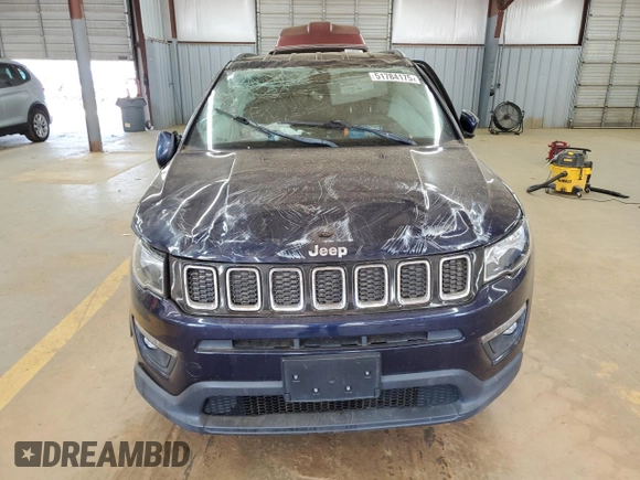 2019 Jeep Compass Latitude with VIN 3C4NJDBB2KT678814, listed as a Copart auction lot 51784175 with Not Provided miles and Salvage Title. Bid and sale history available at DreamBid. Image 5.