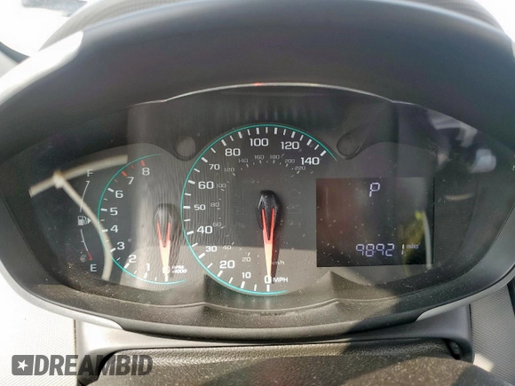 2017 Chevrolet Sonic LT with VIN 1G1JD5SH2H4176859, listed as a Copart auction lot 56787705 with 98,921 mi miles and Salvage title. Bid and sale history available at DreamBid. Image 9.