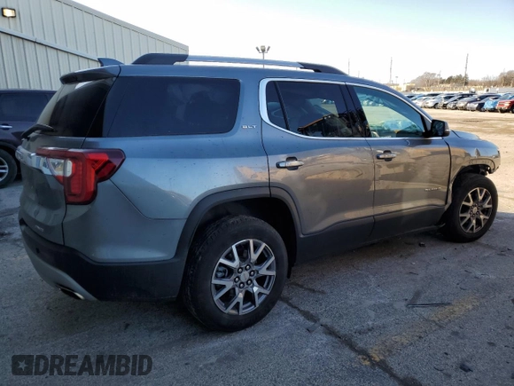 2020 GMC Acadia SLT with VIN 1GKKNULSXLZ152161, listed as a Copart auction lot 48439495 with 53,930 mi miles and Salvage Title. Bid and sale history available at DreamBid. Image 3.