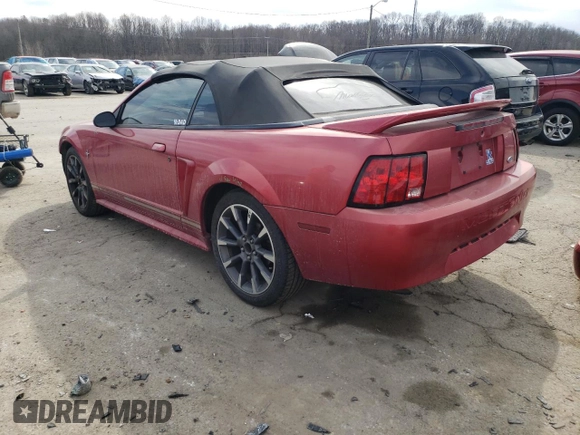 2000 Ford Mustang with VIN 1FAFP4442YF295255, listed as a Copart auction lot 46638905 with 91,064 mi miles and Salvage Title. Bid and sale history available at carsss.com. Image 2.