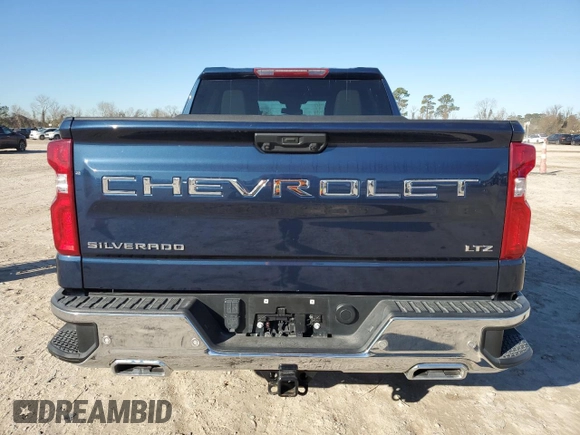 2023 Chevrolet Silverado 1500 LTZ with VIN 1GCUDGE89PZ129566, listed as a Copart auction lot 42540585 with 22,918 mi miles and Salvage Title. Bid and sale history available at carsss.com. Image 6.