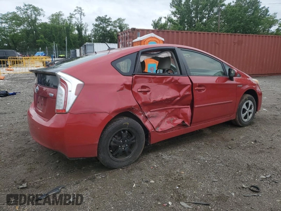 2012 Toyota Prius One z VIN JTDKN3DU8C5401215, wystawiony jako Copart lot #57703315 z przebiegiem 76 326 mil mil oraz Szkoda całkowita • Salvage title. Historia ofert i sprzedaży dostępna na DreamBid. Obrazek 3.
