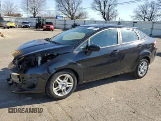 2017 Ford Fiesta SE with VIN 3FADP4BJ7HM144556, listed as a Copart auction lot 49449905 with 64,666 mi miles and Salvage Title. Bid and sale history available at DreamBid. Image 1.