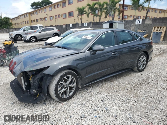 2023 Hyundai Sonata SEL z VIN KMHL64JA4PA322263, wystawiony jako Copart lot #55562385 z przebiegiem 32 979 mil mil oraz Nie do naprawy • Non repairable. Historia ofert i sprzedaży dostępna na DreamBid. Obrazek 1.
