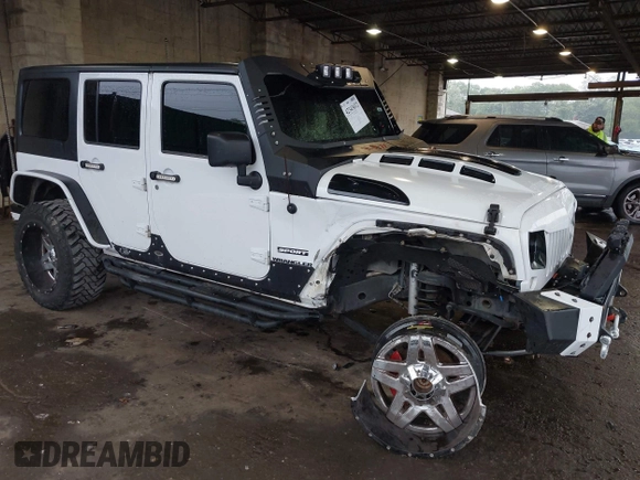 2012 Jeep Wrangler Unlimited Sport с VIN 1C4BJWDG8CL183831, выставлен на аукционе IAAI как лот 42343612 с пробегом 166 847 миль миль и . История ставок и продаж доступна на DreamBid. Изображение 1.
