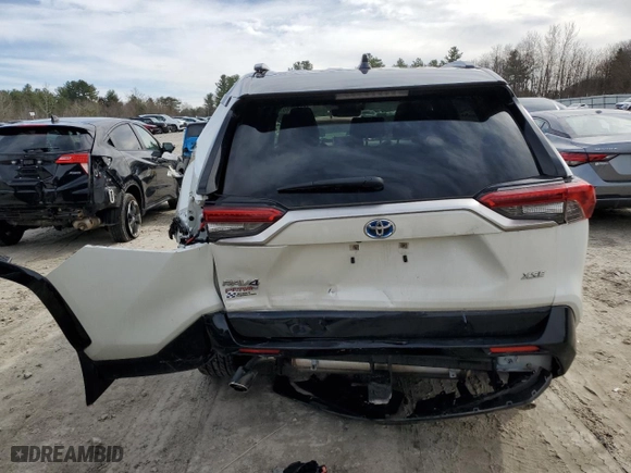 2021 Toyota RAV4 Prime XSE with VIN JTMEB3FV6MD071769, listed as a Copart auction lot 49163285 with 35,677 mi miles and Salvage Title. Bid and sale history available at carsss.com. Image 6.