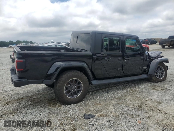2020 Jeep Gladiator Overland with VIN 1C6HJTFG1LL172604, listed as a Copart auction lot 59883565 with 176,831 mi miles and Salvage title. Bid and sale history available at DreamBid. Image 3.
