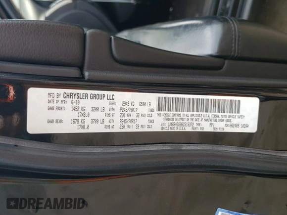 2011 Jeep Grand Cherokee Laredo with VIN 1J4RR4GG9BC515372, listed as a Copart auction lot 64254835 with 212,515 mi miles and Clean title. Bid and sale history available at DreamBid. Image 12.