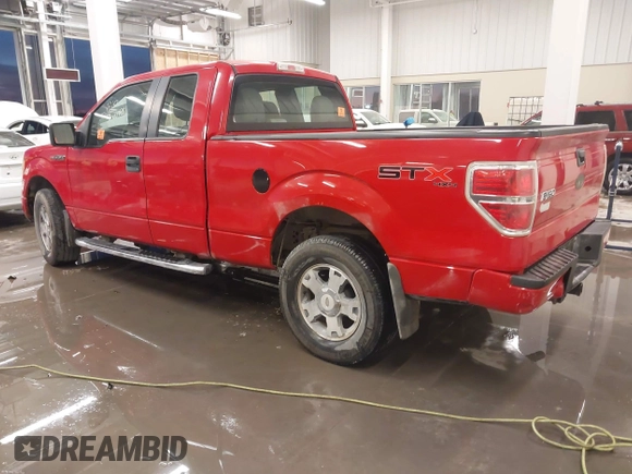 2010 Ford F-150 XL with VIN 1FTEX1EW4AKE80389, listed as a IAAI auction lot 41257745 with 214,968 mi miles. Bid and sale history available at carsss.com. Image 3.