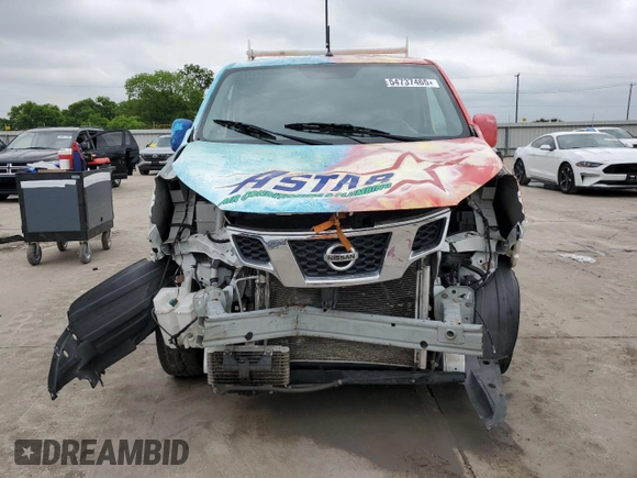 2020 Nissan NV200 S with VIN 3N6CM0KN8LK707089, listed as a Copart auction lot 54737465 with Not provided miles and Salvage title. Bid and sale history available at DreamBid. Image 5.