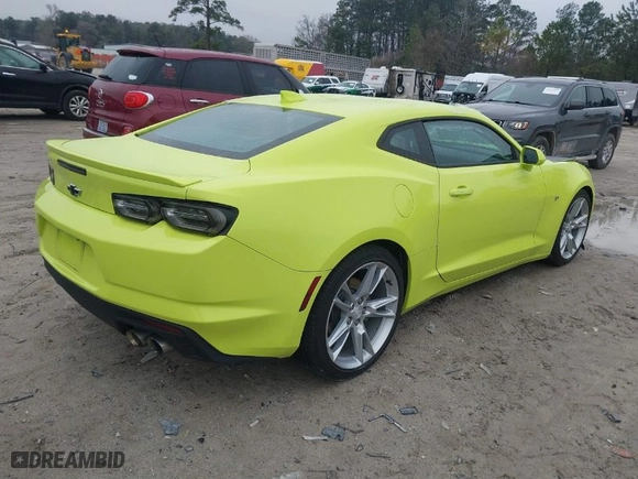 2021 Chevrolet Camaro 1LT with VIN 1G1FB1RS1M0125036, listed as a IAAI auction lot 41622518 with 50,879 mi miles. Bid and sale history available at carsss.com. Image 4.