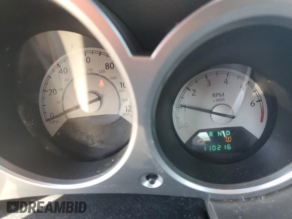 2008 Chrysler Sebring Touring with VIN 1C3LC56R18N105379, listed as a Copart auction lot 71753544 with 110,216 mi miles and Salvage Title. Bid and sale history available at carsss.com. Image 9.
