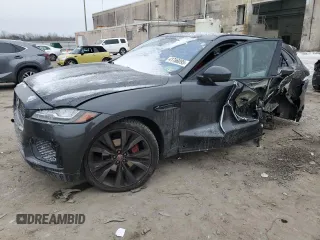2018 Jaguar F-PACE S with VIN SADCM2FV7JA296358, listed as a Copart auction lot 41766095 with 119,206 mi miles and Salvage Title. Bid and sale history available at carsss.com. Image 1.