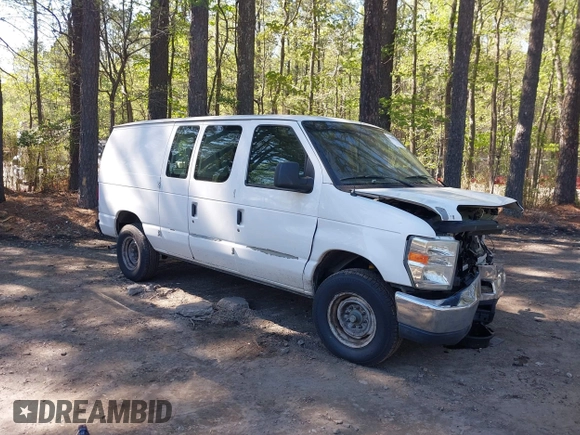 2013 Ford Econoline Cargo Commercial with VIN 1FTNE2EW7DDA15769, listed as a IAAI auction lot 41989021 with 179,557 mi miles and . Bid and sale history available at DreamBid. Image 1.