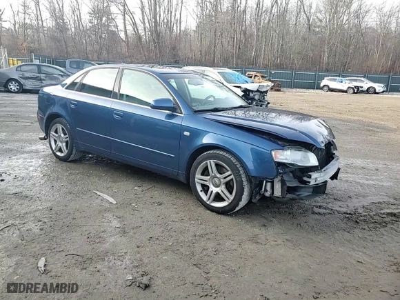 2007 Audi A4 2.0T with VIN WAUDF78E07A116597, listed as a Copart auction lot 85575734 with 140,077 mi miles and Salvage Title. Bid and sale history available at carsss.com. Image 11.