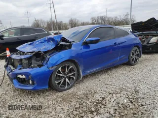 2017 Honda Civic Si with VIN 2HGFC3A5XHH753301, listed as a Copart auction lot 51125385 with 66,238 mi miles and Salvage Title. Bid and sale history available at DreamBid. Image 1.