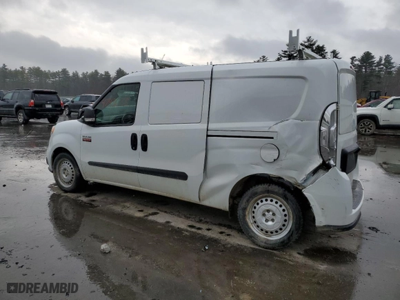 2022 Ram ProMaster City Cargo Van Tradesman with VIN ZFBHRFAB0N6X31255, listed as a Copart auction lot 47436135 with 24,340 mi miles and Salvage Title. Bid and sale history available at carsss.com. Image 2.