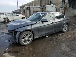 2017 BMW 3 Series 330e iPerformance with VIN WBA8E1C52HK479861, listed as a Copart auction lot 44514865 with 73,164 mi miles and Salvage Title. Bid and sale history available at carsss.com. Image 1.