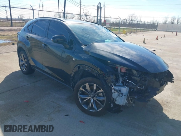 2020 Lexus NX 300 F Sport with VIN JTJJARBZ6L5008769, listed as a IAAI auction lot 41322079 with 72,179 mi miles and . Bid and sale history available at DreamBid. Image 1.