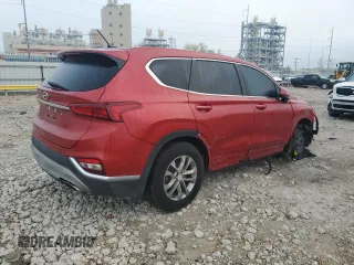 2019 Hyundai Santa Fe SE with VIN 5NMS23AD2KH108256, listed as a Copart auction lot 50613895 with 0 mi miles and Salvage Title. Bid and sale history available at carsss.com. Image 3.