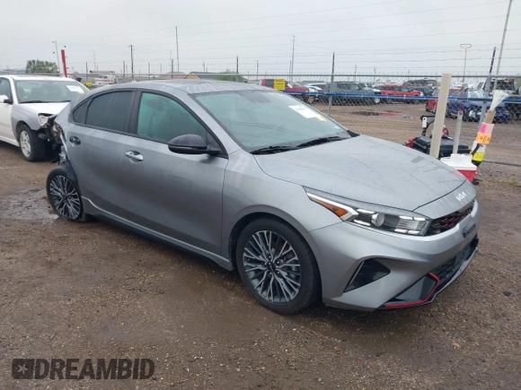 2024 Kia Forte GT-Line with VIN 3KPF54ADXRE724304, listed as a IAAI auction lot 41906041 with 14,206 mi miles and . Bid and sale history available at carsss.com. Image 1.