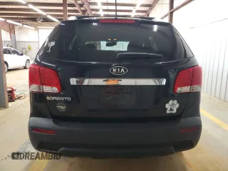 2012 Kia Sorento LX with VIN 5XYKT4A27CG200136, listed as a Copart auction lot 48367015 with 127,974 mi miles and Salvage Title. Bid and sale history available at carsss.com. Image 6.