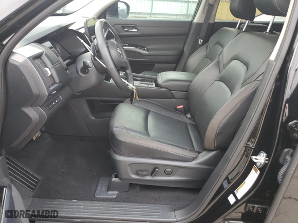 2024 Nissan Pathfinder SL with VIN 5N1DR3CA6RC251898, listed as a Copart auction lot 43704265 with 19,683 mi miles and Salvage Title. Bid and sale history available at carsss.com. Image 7.