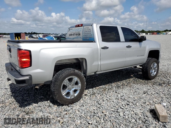 2018 Chevrolet Silverado 1500 Custom with VIN 3GCPCPEC6JG621418, listed as a Copart auction lot 55783255 with 140,264 mi miles and Salvage Title. Bid and sale history available at DreamBid. Image 3.