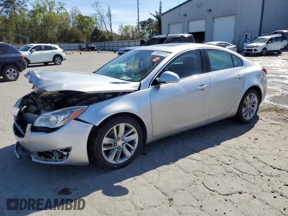 2014 Buick Regal with VIN 2G4GK5EX3E9320529, listed as a Copart auction lot 50683515 with 136,080 mi miles and Salvage title. Bid and sale history available at DreamBid. Image 1.