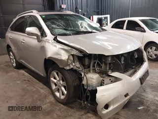 2010 Lexus RX 350 with VIN 2T2BK1BA6AC077117, listed as a IAAI auction lot 41290110 with 126,547 mi miles. Bid and sale history available at carsss.com. Image 1.