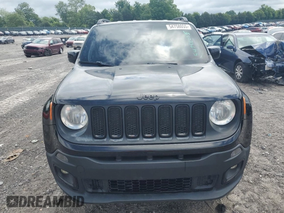 2018 Jeep Renegade Altitude z VIN ZACCJABB3JPH46887, wystawiony jako Copart lot #54758055 z przebiegiem 199 963 mil mil oraz Szkoda całkowita • Salvage title. Historia ofert i sprzedaży dostępna na DreamBid. Obrazek 5.