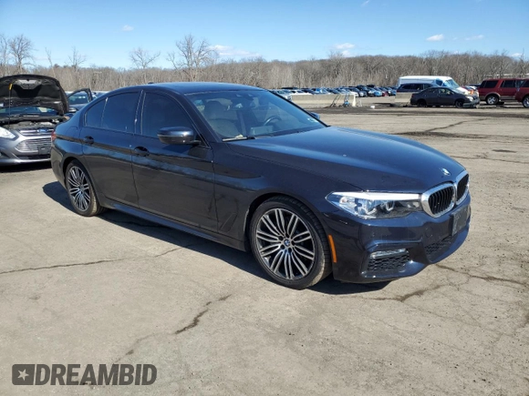 2019 BMW 5 Series 540i xDrive z VIN WBAJE7C57KWW20203, wystawiony jako Copart lot #45976065 z przebiegiem 60 735 mil mil oraz Nie do naprawy • Non repairable. Historia ofert i sprzedaży dostępna na DreamBid. Obrazek 4.
