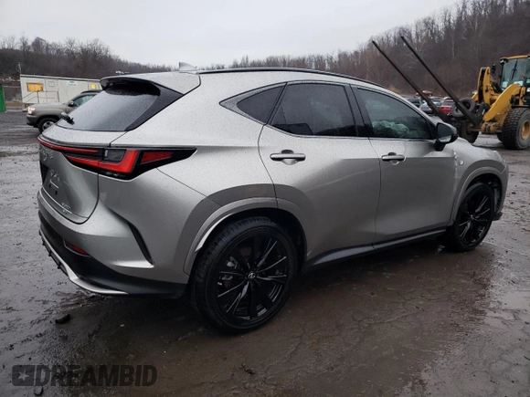 2022 Lexus NX with VIN 2T2KGCEZ0NC003907, listed as a Copart auction lot 72824262 with 3,059 mi miles. Bid and sale history available at carsss.com. Image 3.