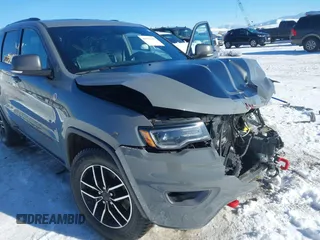 2021 Jeep Grand Cherokee Trailhawk with VIN 1C4RJFLG2MC854007, listed as a IAAI auction lot 41512394 with 50,674 mi miles. Bid and sale history available at carsss.com. Image 18.