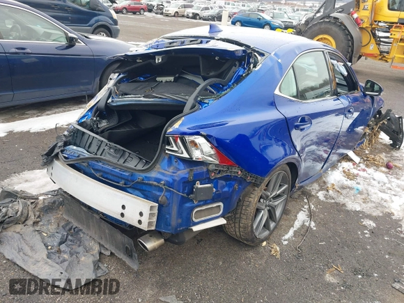 2016 Lexus IS 350 with VIN JTHCE1D26G5012388, listed as a IAAI auction lot 41298093 with 83,691 mi miles and . Bid and sale history available at DreamBid. Image 4.