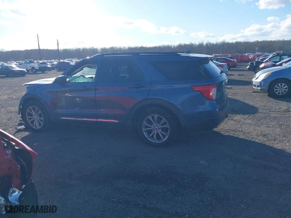 2020 Ford Explorer XLT with VIN 1FMSK8DH9LGC40351, listed as a IAAI auction lot 41464844 with NaN miles. Bid and sale history available at carsss.com. Image 14.