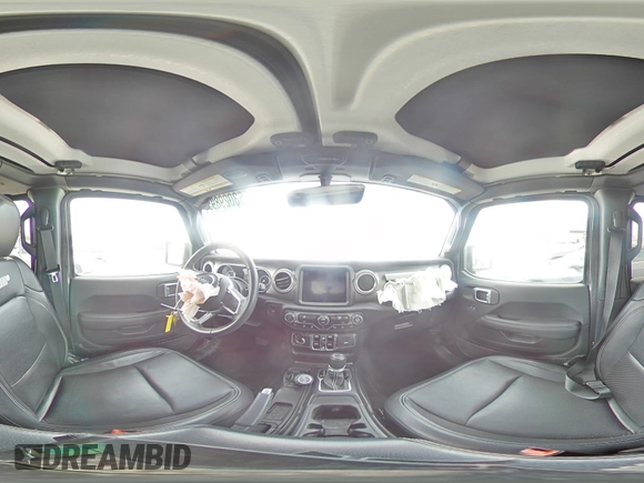 2018 Jeep Wrangler Unlimited Sahara with VIN 1C4HJXEG0JW303941, listed as a Copart auction lot 53029895 with 43,419 mi miles and Salvage title. Bid and sale history available at DreamBid. Image 14.