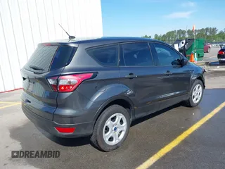 2018 Ford Escape S with VIN 1FMCU0F74JUA33207, listed as a IAAI auction lot 42051496 with 80,130 mi miles. Bid and sale history available at carsss.com. Image 4.
