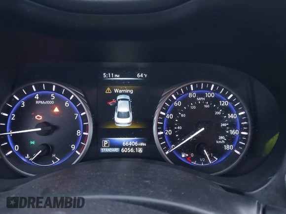 2015 Infiniti Q50 Premium z VIN JN1BV7ARXFM412382, wystawiony jako IAAI lot #40776813 z przebiegiem 66 406 mil mil oraz . Historia ofert i sprzedaży dostępna na DreamBid. Obrazek 7.