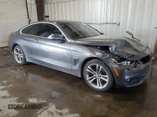 2017 BMW 4 Series 430i xDrive with VIN WBA4R9C30HK878851, listed as a Copart auction lot 58933315 with 83,643 mi miles and Salvage title. Bid and sale history available at DreamBid. Image 4.