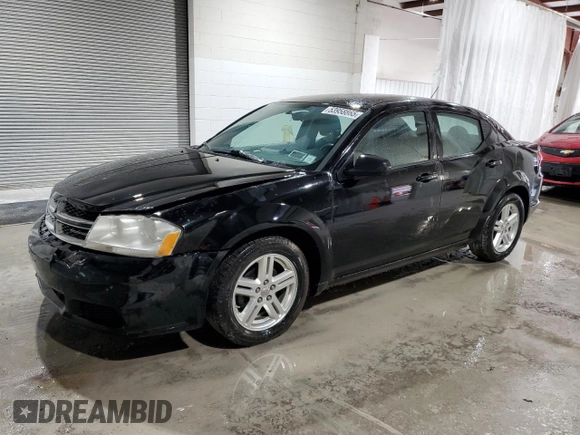 2012 Dodge Avenger SXT with VIN 1C3CDZCB2CN219430, listed as a Copart auction lot 53958865 with 99,106 mi miles and Salvage Title. Bid and sale history available at DreamBid. Image 1.