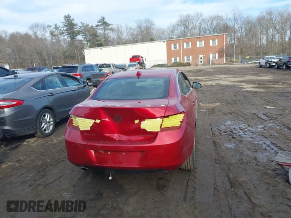 2015 Buick Verano Group with VIN 1G4PS5SK5F4187480, listed as a IAAI auction lot 41643223 with 133,941 mi miles and . Bid and sale history available at DreamBid. Image 16.