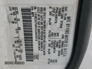2003 Ford Explorer Eddie Bauer с VIN 1FMDU74K33UB43415, выставлен на аукционе Copart как лот 59747145 с пробегом Не указан миль и Списание • Salvage title. История ставок и продаж доступна на DreamBid. Изображение 13.