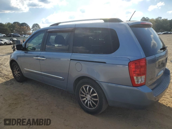 2011 Kia Sedona EX with VIN KNDMH4C73B6377321, listed as a Copart auction lot 77961974 with 188,480 mi miles and Salvage Title. Bid and sale history available at DreamBid. Image 2.