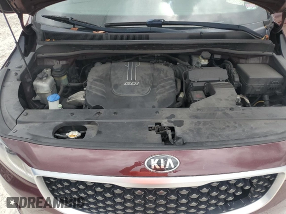 2016 Kia Sedona LX with VIN KNDMB5C1XG6128783, listed as a Copart auction lot 52823525 with 115,211 mi miles and Clean Title. Bid and sale history available at carsss.com. Image 12.