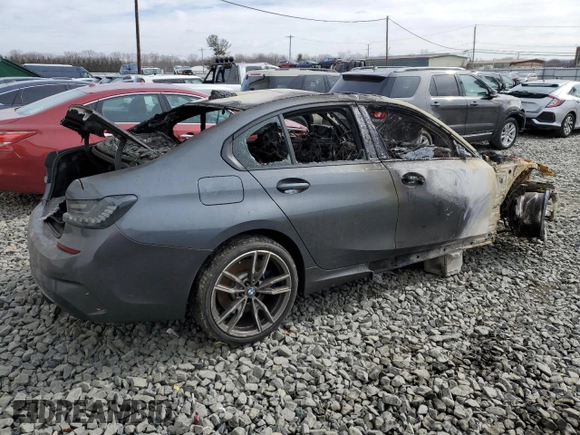 2020 BMW 3 Series M340i xDrive with VIN WBA5U9C01LA380858, listed as a Copart auction lot 45355165 with Not Provided miles and Salvage Title. Bid and sale history available at DreamBid. Image 3.