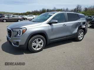 2023 GMC Terrain SLE with VIN 3GKALTEG3PL123568, listed as a Copart auction lot 57626465 with 23,302 mi miles and Salvage title. Bid and sale history available at DreamBid. Image 1.